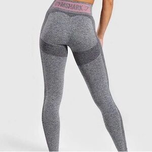 Gymshark Flex Seamless Gray High-Waist Leggings workout active wear XS
